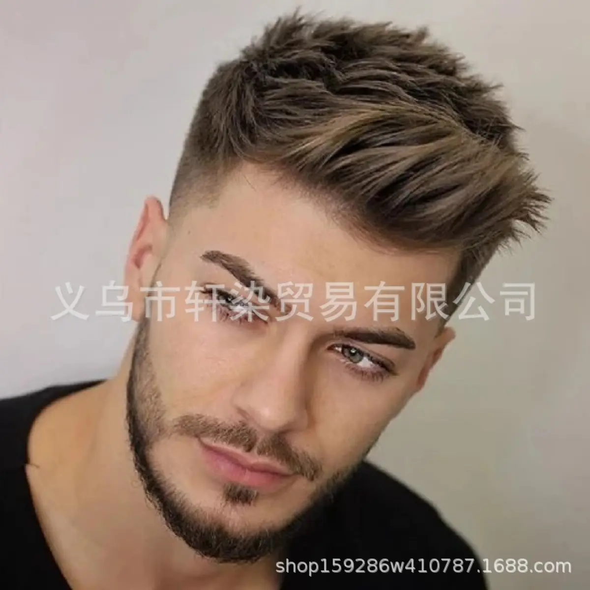 Lelaki Retro Rambut Palsu Perdagangan Asing Eropah Dan Amerika Lelaki Lelaki Rambut Palsu Rambut Palsu Eropah Dan Amerika Sarung Lazada