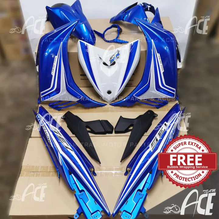 Coverset LC135 V2 V3 V4 V5 Special Jupiter Blue MX135 Yamaha LCV2 LCV3 LCV4 Jupiter GP Biru MX 135 LC V2 V4 V5 Cover set Body Set