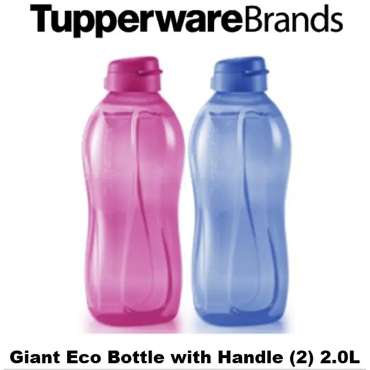 Tupperware Giant Eco Bottle with Handle (2) 2.0L