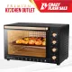 Firenzzi 100L Counter Top Oven TO-5210 | TO-5110 | 6 Cooking Functions | Double Layer Glass Door. 