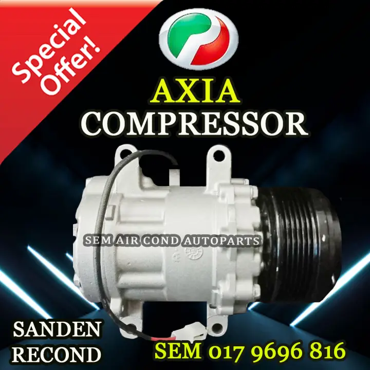 Perodua Axia Sanden Recond Compressor Car Air Cond System Lazada
