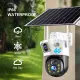 V380 4K Dual Lens Solar Camera 4G Sim Wireless Outdoor Waterproof PIR Motion Detection Zoom CCTV Surveillance Low Powered IP Camara. 
