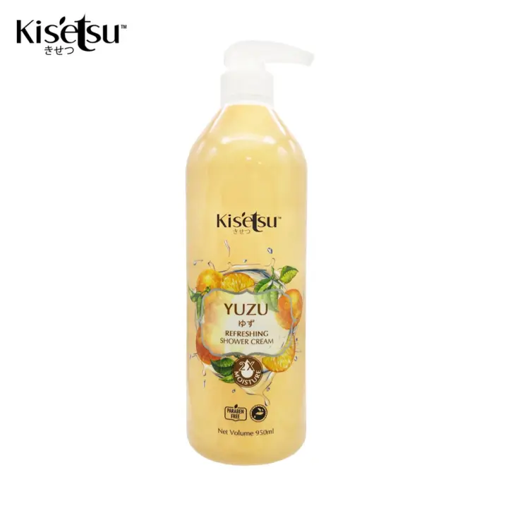 Kisetsu Double Moisturising Shower Cream 950ml Paraben Free Body Wash Krim Mandian Semulajadi Lazada