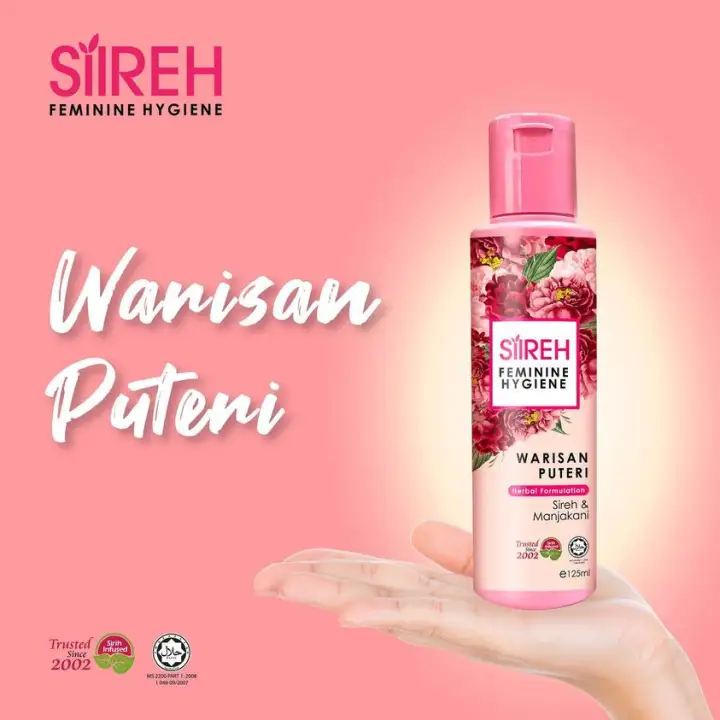 New Pack Sireh Feminine Hygiene Warisan Puteri Pencuci Wanita By Sireh Emas 125ml Lazada