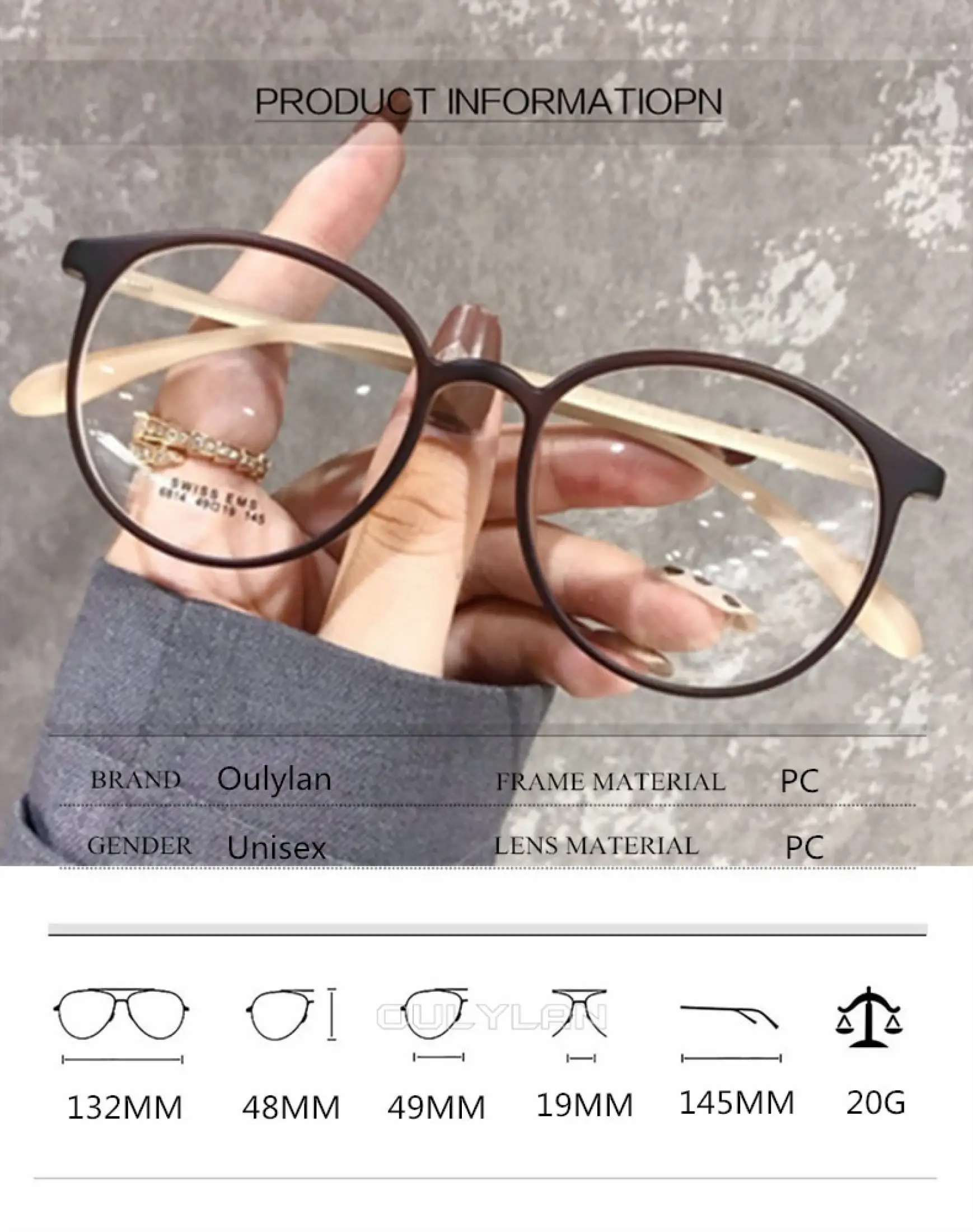 Finished Myopia Glasses Minus Glasses Frame With Degree Round Women Nearsighted Eyewear 0 1 0 1 5 2 0 2 5 To 6 0 Lazada Singapore
