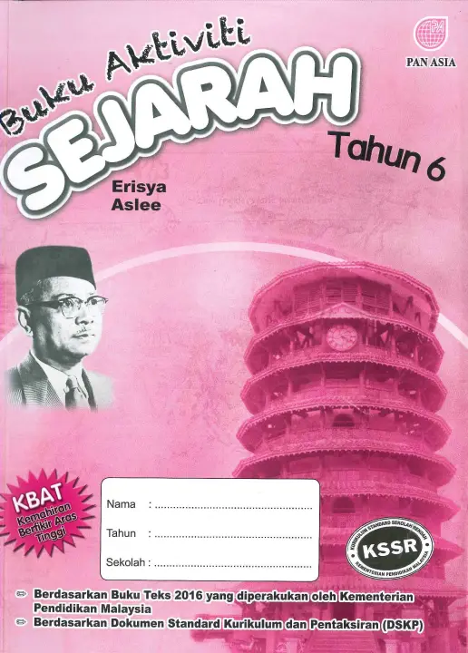 Buku Aktiviti Sejarah Tahun 6 Lazada