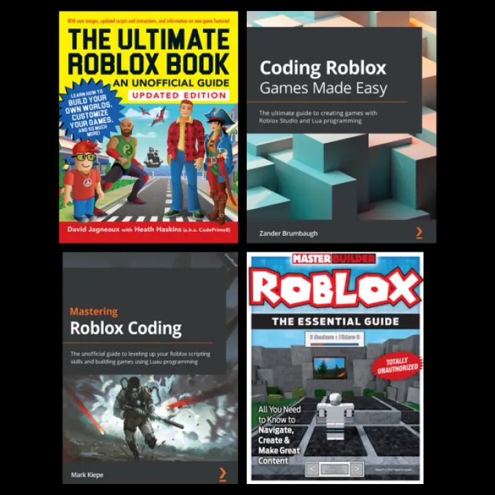 Softcopy  Bundle 4 in 1 The Ultimate Roblox Guide   Roblox Coding   The Roblox The Essential Guide   Coding Roblox Games Made Easy