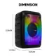 SonicGear Audiox Pro 500HD Bluetooth FM Radio Portable Speaker with Microphone Input. 