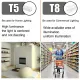 T8 Tube Light with Casing High Grade LED Drop Curve Ceiling Light Lampu Plaster Siling Lampu Panjang Lampu Kalimantang. 