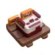 3 in 1 Cute Keycap Cute Personality Retro Classic Keyboard Keycaps Light-transmitting Keyboard Key Cap Replacement Parts for Mechanical Keyboard. 