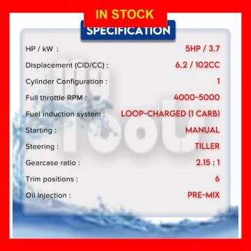 Beli Outboard Engine Mercury 5hp Pada Harga Terendah Lazada Com My
