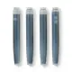 MUJI Polycarbonate fountain pen, black Set of 4 cartridges. 