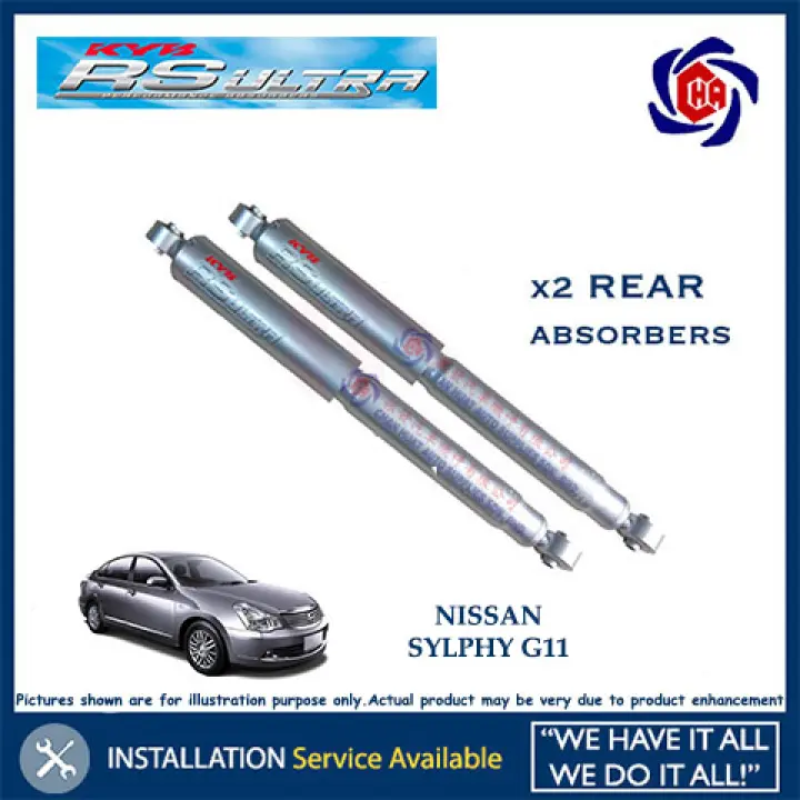 Nissan Sylphy G11 Shock Absorber Kyb Rear Rs Ultra Heavy Duty Kayaba Belakang 2pcs Lazada