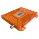 GSM/3G WCDMA 900/2100MHz Dual Frequency Dual LCD Display Mobile Phone Signal Booster Cell Phone Signal Repeater Signal Amplifier Set EU Plug (Orange). 