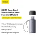 Baseus Card Reader Type C USB 3.0 to SD TF Card Reader for Laptop Accessories Smart Cardreader Anti-lost Memory Card Adapter. 