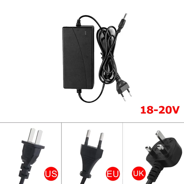 3 Pins 12V 18V 21V Charger For 18V 24V 36VF 48VF 88VF 128VF 388VF 588VF 928VF Electric Lithium Battery UK Adapter