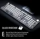 LRK2/LRK7✅ REAL PRO GAMING MECHANICAL KEYBOARD GAMING KEYBOARD BLUE SWITCH COLOURFUL RAINBOW BACKLIGHT MULTI COLOUR USB WIRED MECHANICAL GAMING KEYBOARD MECHANICAL KEYBOARD for PC Desktop Laptop. 