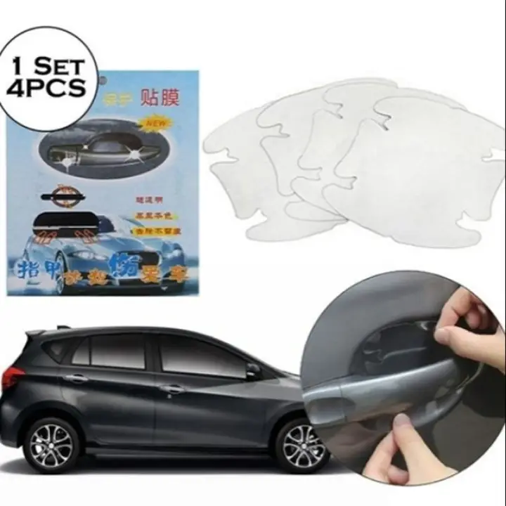 4IN1 Car Door Handle Protection Transparent Sticker Perodua Myvi Proton  Persona Honda City Toyota Vios