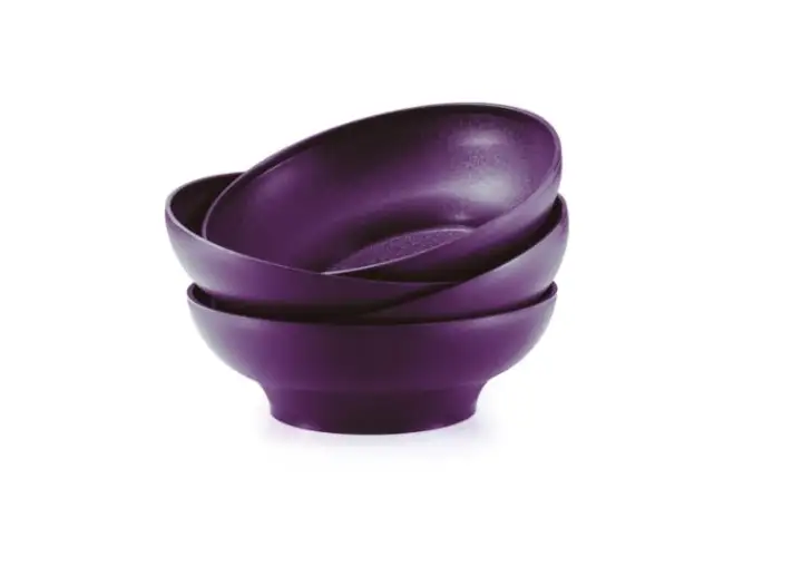 Tupperware Purple Royale Bowl (4) 600ml