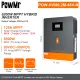 PowMr Mppt 6.2kw On-grid/Off-grid Hybrid Inverter Max PV Input 500vdc Built-in 120A Solar Charger Controller Support Lithium Battery 48V Pure Sine Wave Solar Inverter. 