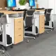 360 Rotating 1/2 Layers Rack Computer Case Holder CPU Stand PC Base Trolley With Universal Wheel电脑主机托架. 