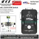 EKL EKL-21UA 2 USB VGA KVM Switch Keyboard Mouse Printer Sharing. 