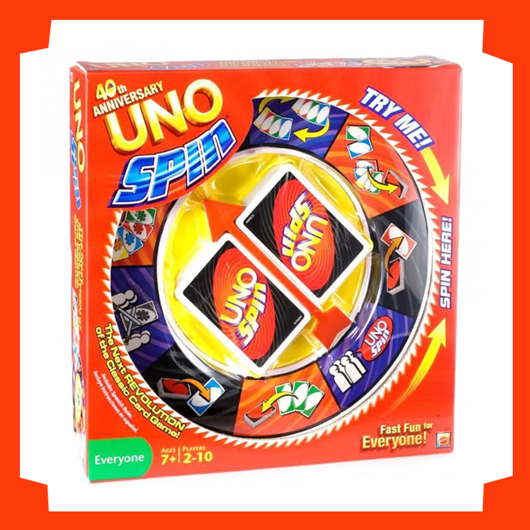 Uno Spin Card Board Game For Family Party Game Ages 6 Boy Child Girl Toy Gift Lazada Singapore