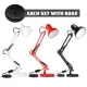 MT-322 IKEA INS STYLE LONG ARM TABLE LAMP METAL SWING ARM DESK LAMP WITH INTERCHANGEABLE BASE / CLAMP SUIT FOR E27 BULB. 