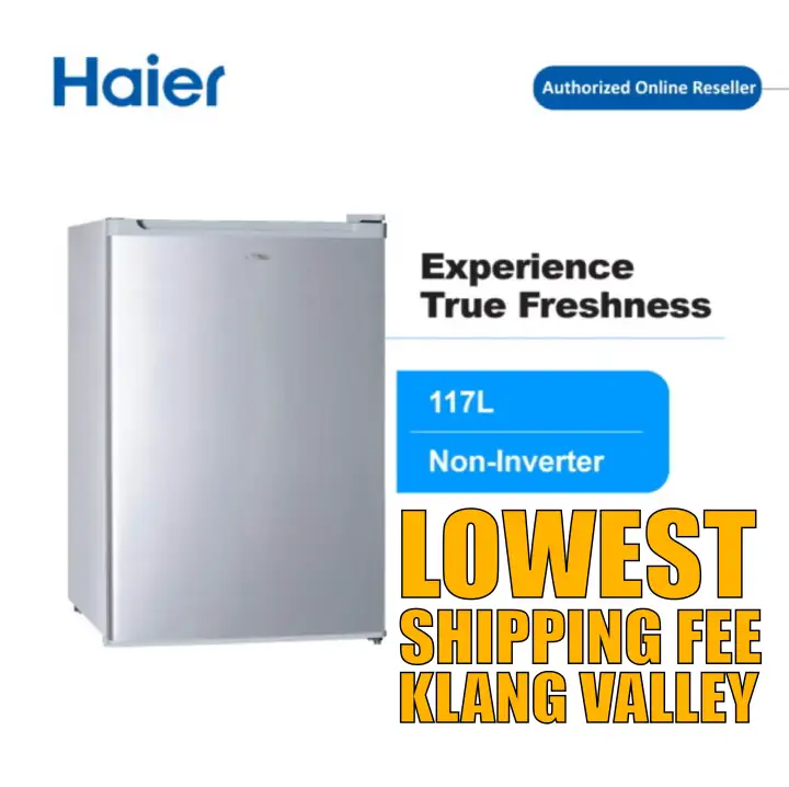 Haier Hr 135h Single Door 120l Refrigerator Peti Sejuk 1 Pintu 2 Years Warranty Non Inverter Low Energy Consumption Direct Cooling Led Lighting Comparable With Sharp Hitachi Lg Lazada