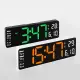 Large LED Digital Wall Clock Remote Control Temp Date Week Display Memory Table Watch Wall-mounted Dual Electronic Alarms Clocks. 