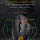 burstore 2.4G Wireless Rechargeable Charging Ultra Thin Optical Portable Silent Office Notebook Opto electronic Mouse With USB Mini Receiver. 