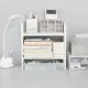 Table top rack Portable Office Table Book Rack Document Storage Rack Rak buku Desktop Shelf Office Home Bookshelf Wooden Desktop Organizer 桌面书架. 