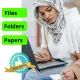 A4 Binders [Lowest Price Guarantee] 4 Colors Plastic Slide n Grip Binding Bars for Reports, Files and Folders. 