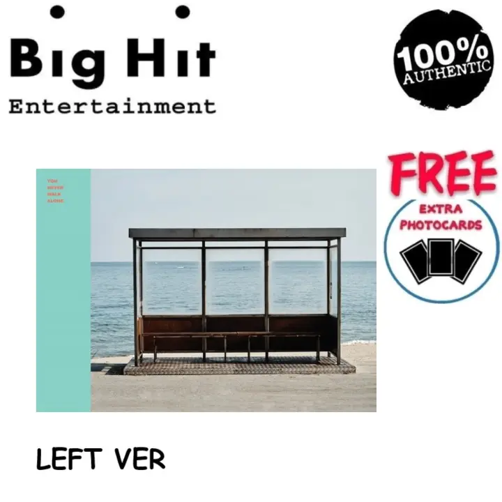 Ready In Stock Bts Album Wings You Never Walk Alone Left Ver Cd Photobook Photocard Lazada