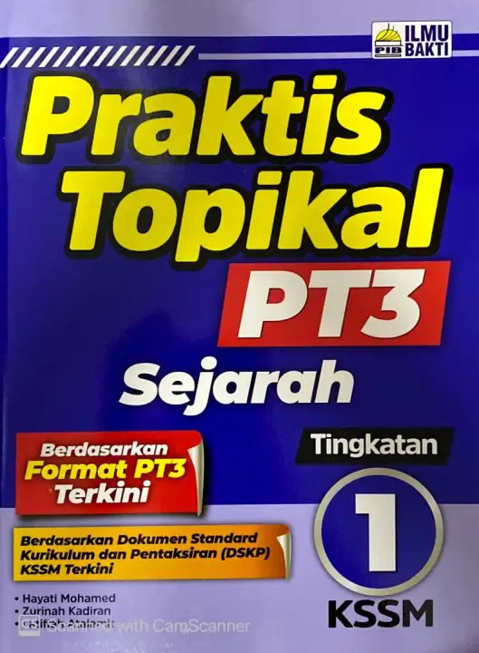 Mh Buku Latihan Praktis Topikal Pt3 Sejarah Tingkatan 1 2021 Lazada