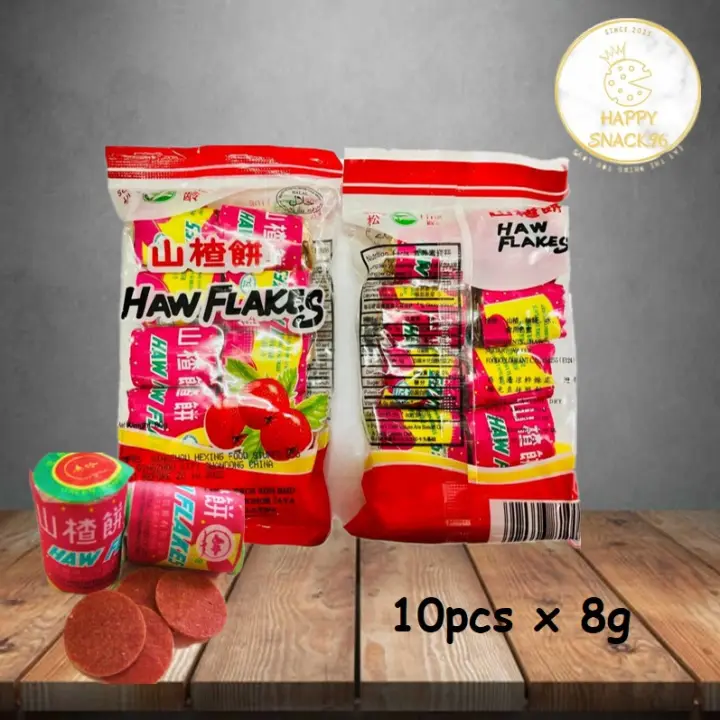 8g X 10pcs Haw Flakes Round Haw Flakes Asam Keping Asam Duit 山楂片 Happysnack96 Lazada