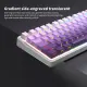 【DELIVER IN 3 DAYS】 ZIFRIEND ZT99 99 Keys Gasket Mechanical Keyboard Wired / Bluetooth / 2.4G 3 Modes Side Engraved Gaming Keyboard Customized Double PBT Keycaps Layer Silencer RGB / White Backlight 3 / 5 Pin Hot Swappable Noah Silver Switch. 