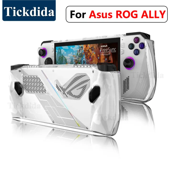 Clear Protective Case for Asus ROG Ally Portable Console TPU Soft Cover Protector Case for ROG Ally Gamings Handheld Accessories