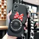 Phone Casing OPPO Reno13F A79 A18 A38 A58 A98 Reno8 T Reno 8t 5g 4g Realme 10 A17K A17 with adjustable Long Lanyard Strap Cute Bow Tie Rubber Soft Case OPPO A17 Phone Casing Cover with Holder. 
