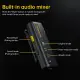 7RYMS iray dw10 mic-rô không dây · 48KHz/16bit được xây dựng trong Bluetooth 5.3 DSP Chip Card âm thanh, 100m Khoảng cách làm việc với ai denoise cho DJI GoPro insta360, Huawei Xiaomi Samsung, máy tính xách tay. 
