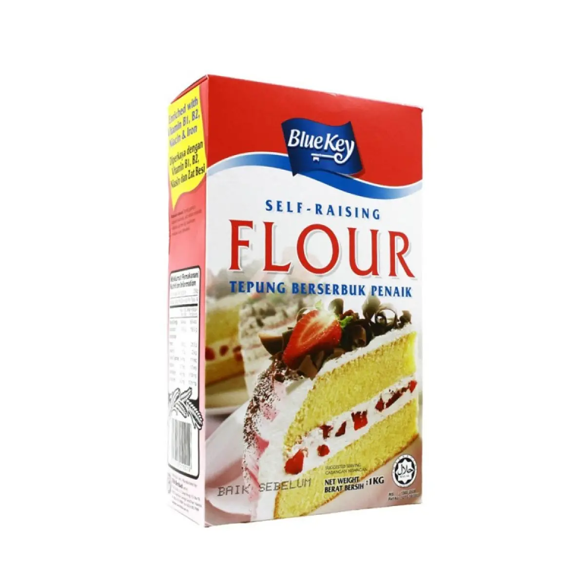 Self Raising Flour Tepung Naik Sendiri Bluekey Tepung Kek 1kg 自发面粉 Lazada