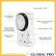 MINLITE 1120-L0 24Hour Segment Timer Switch PlugIn Timer Switch Analog with Light Indicator Malaysia Plug MAX LOAD 3120W. 