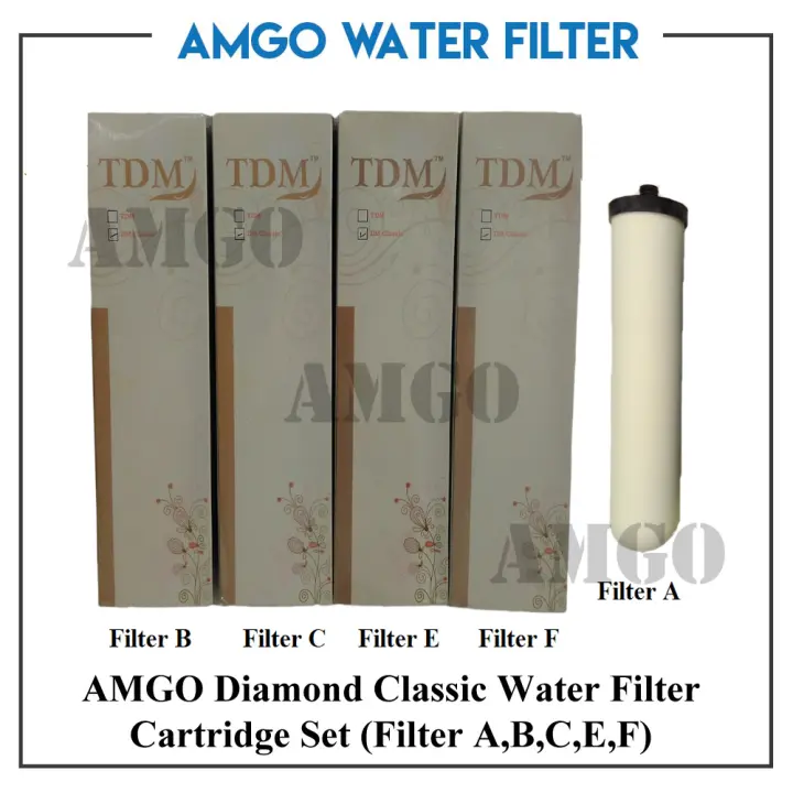 Diamond Classic Water Filter Cartridge Set 5 Cartridge Set Lazada
