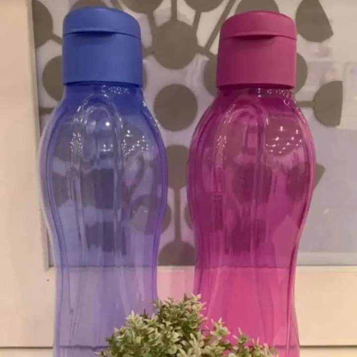 [READY STOCK!] Tupperware Eco Bottle (2pcs) 1L - New color blue & purple