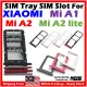 SIM Tray SIM Card Holder SIM Card Adapter Compatible For XIAOMI MI A1 MI A1 / XIAOMI Mi A2 MiA2 / XIAOMI Mi A2 Lite / Redmi 6 Pro. 