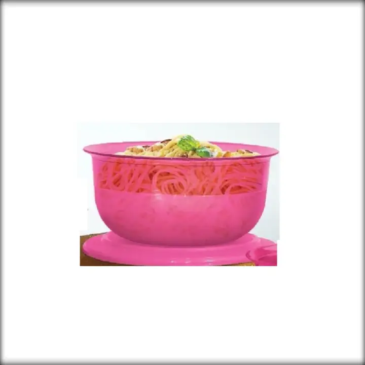 Tupperware Pink Quartz Serving Bowl (1) 2L