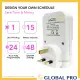 MINLITE 1120-L0 24Hour Segment Timer Switch PlugIn Timer Switch Analog with Light Indicator Malaysia Plug MAX LOAD 3120W. 