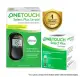 OneTouch Select Plus Simple Blood Glucose Monitoring Meter (with 25 test strips +1 lancing device +10 sterile lancets). 