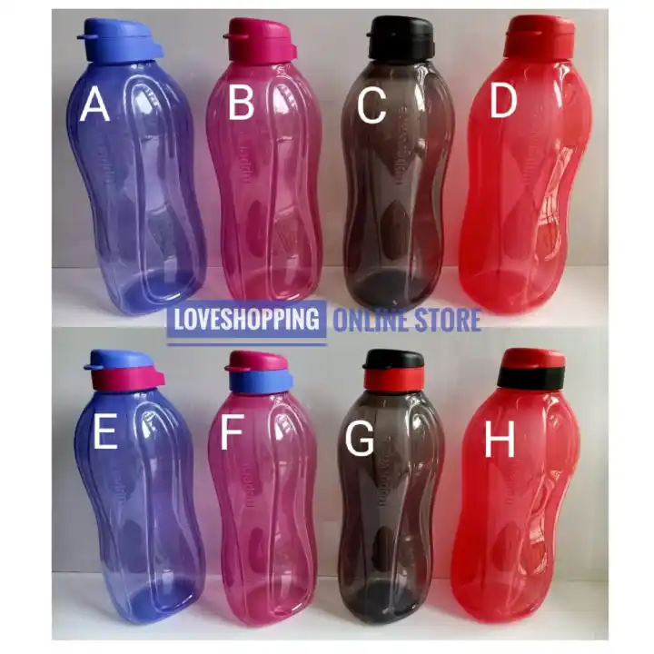 Tupperware Botol Air/Giant Eco Bottle 2.0L/Eco Bottle Strap/Brush