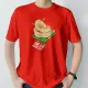 DOODLE SPORTS [ Roti Canai | Die Die Must Try ] Unisex 100% Microfiber T-shirt | Local Food Illustration Art Tee Design. 